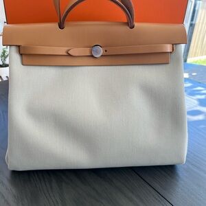 🔥 HERMES HERBAG 39” 🔥 Classic orange.
